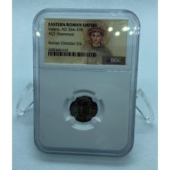Late Roman Empire: The Dominate Valens AD 364-378 NGC Ancient Coin